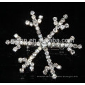 Rhinestone-Schneeflocke-Brosche